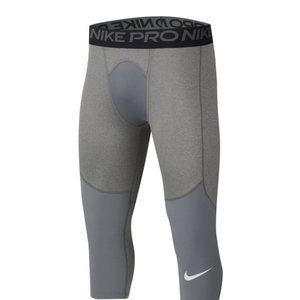 Nike Pro Big Kids’ (boys) 3/4-Length Tights - LARGE - LIGHTLY USED